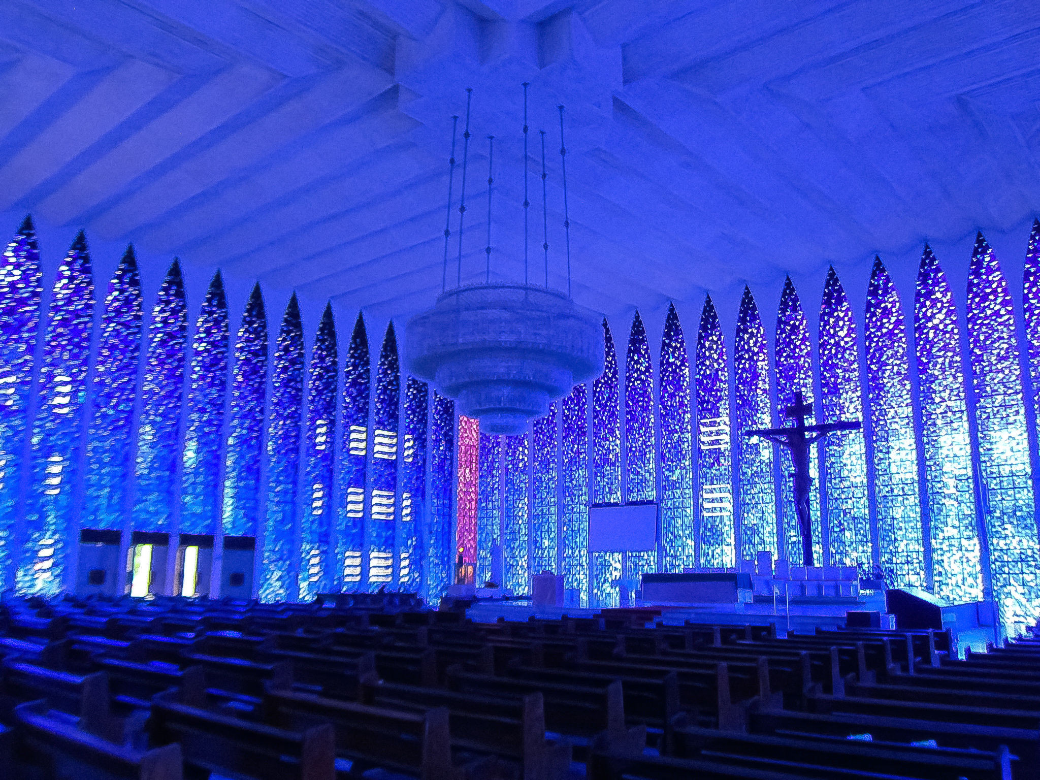 Luminescent Indigo of Santuário São João Bosco