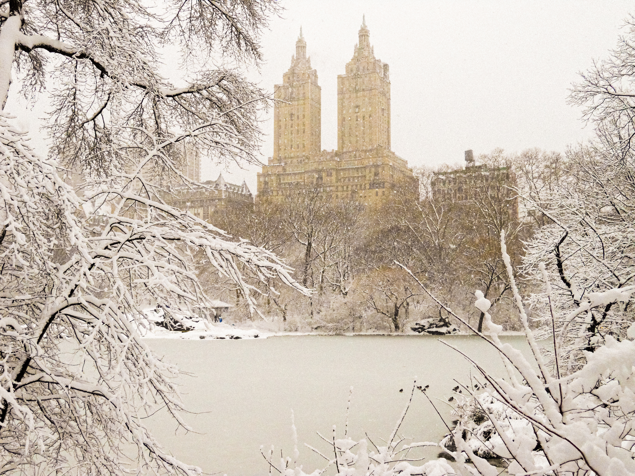 Snowscape of New York's San Remo