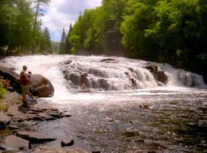 Summer Afternoon at Buttermilk Falls in the Adirondacks