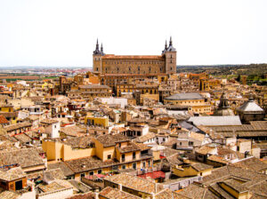 Panorama of Toledo Showcasing the Sublime Alcazar